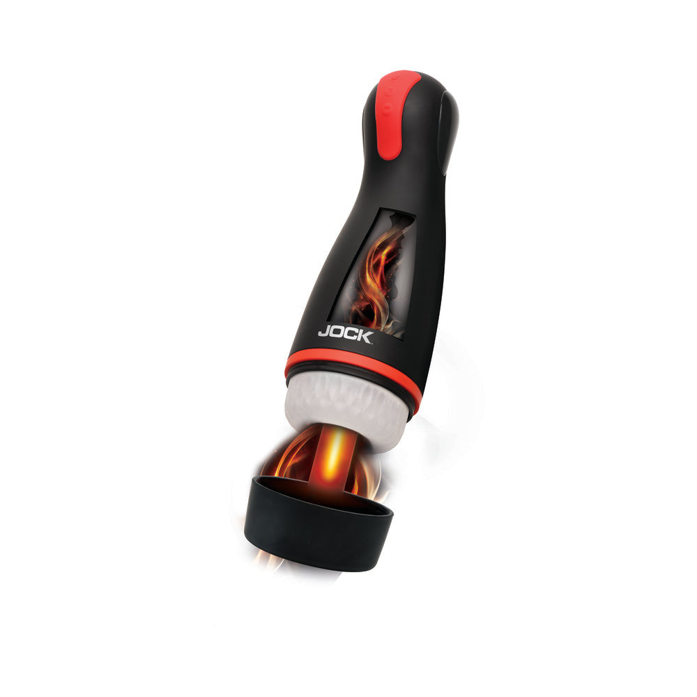 JOCK ADVANCED BLAZE VIBRATING SUCKING & WARMING MASTURBATOR