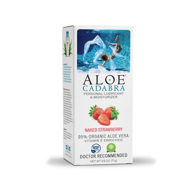 ALOE CADABRA ORGANIC LUBE STRAWBERRY 2.5 OZ