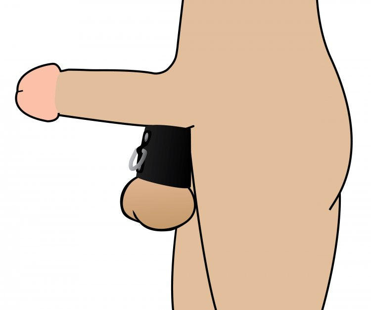 STRICT BALL STRETCHER W D-RING