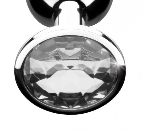 BOOTY SPARKS CLEAR GEM LARGE ANAL PLUG