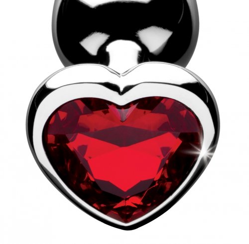 BOOTY SPARKS RED HEART GEM SMALL ANAL PLUG
