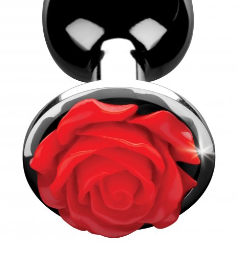 BOOTY SPARKS RED ROSE ANAL PLUG SMALL