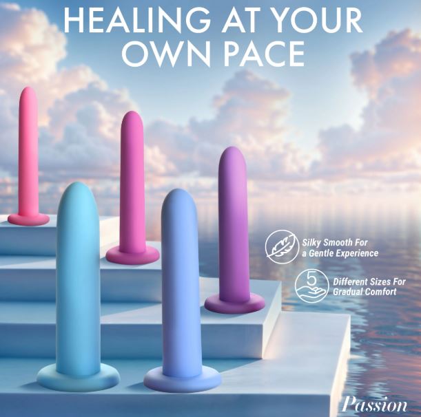 PA PELVIC KEGEL EXERCISER SET SILICONE