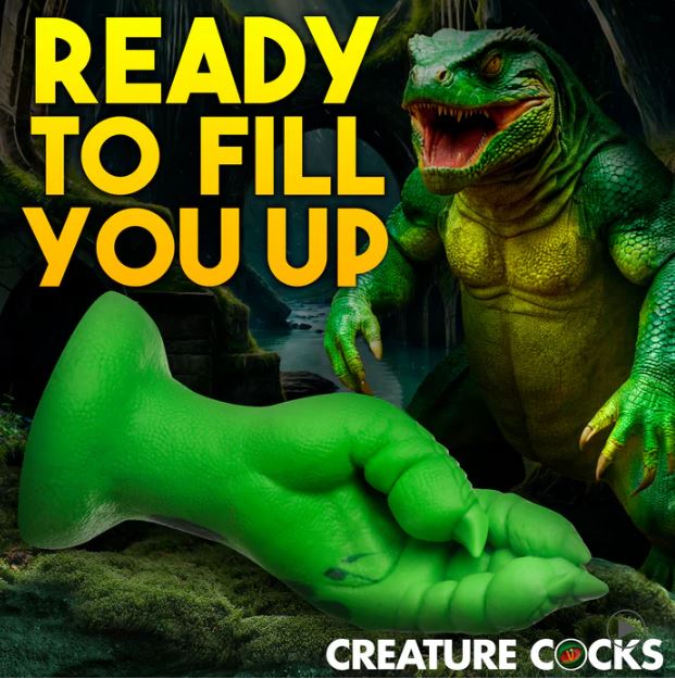 CREATURE COCKS RAPTOR CLAW FISTING SILICONE DILDO