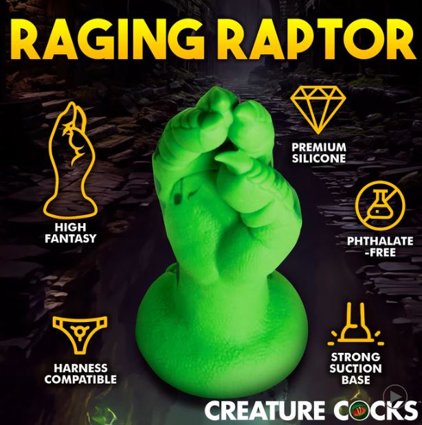 CREATURE COCKS RAPTOR CLAW FISTING SILICONE DILDO