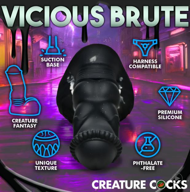 CREATURE COCKS VENOM SILICONE DILDO