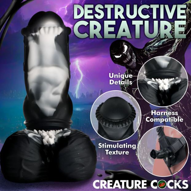 CREATURE COCKS VENOM SILICONE DILDO
