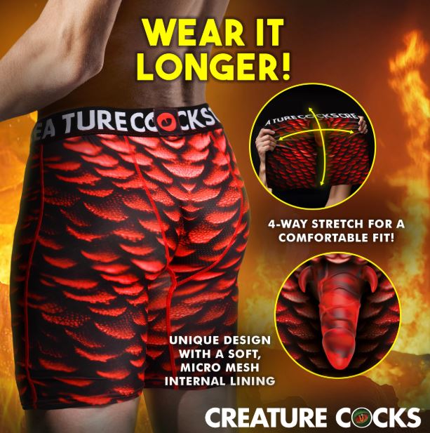 CREATURE COCKS UNDERWEAR HORNY DEVIL MEDIUM