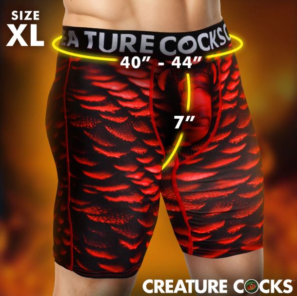 CREATURE COCKS UNDERWEAR HORNY DEVIL X-LARGE