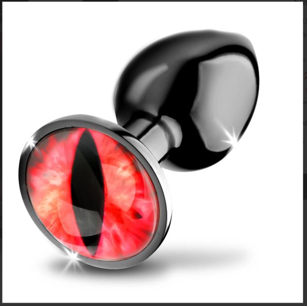 CREATURE COCK SINISTER EYE METAL BUTT PLUG SMALL
