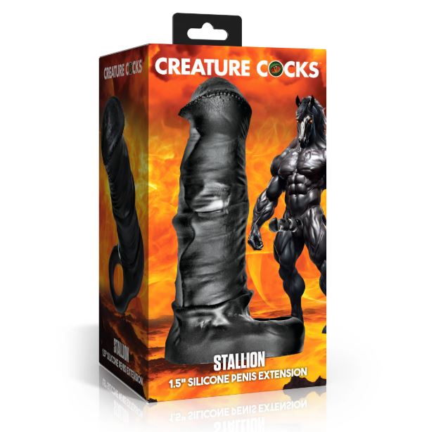 CREATURE COCK STALLION PENIS EXTENSION SILICONE XL