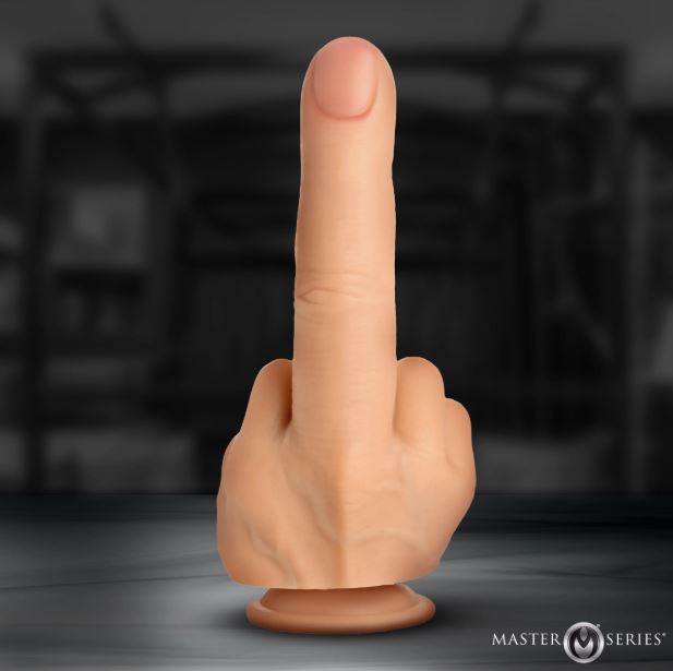 MASTER SERIES THE FINGER SILICONE DILDO