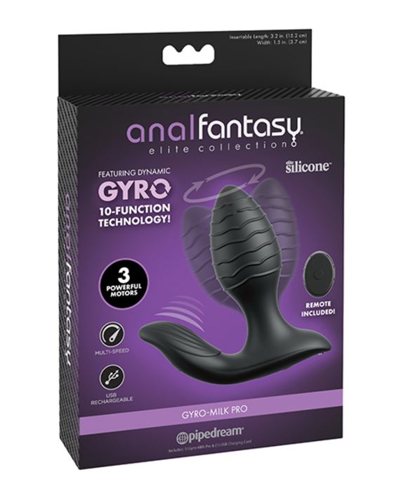 Anal Fantasy Elite Gyro-Milk Pro – Black