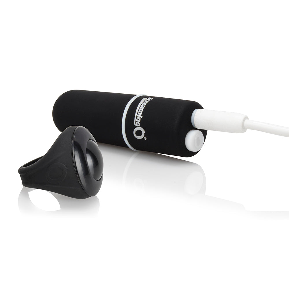 SCREAMING O MY SECRET CHARGED REMOTE CONTROL PANTY VIBE BLACK