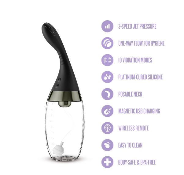 ANAL ADVENTURES AQUA JET BLACK