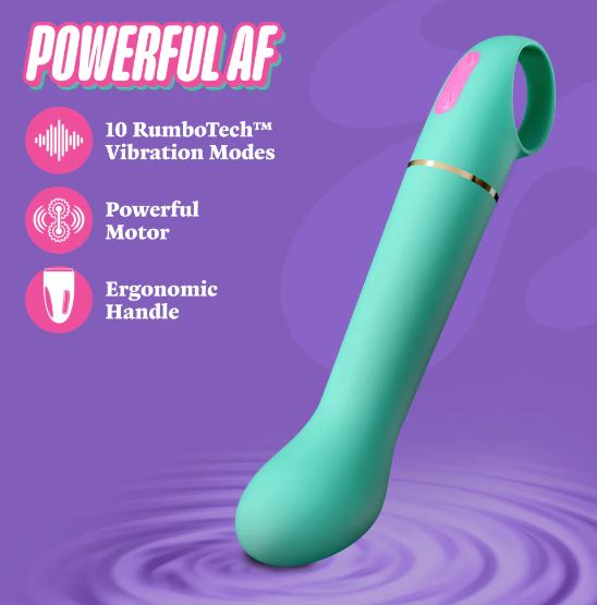 ARIA FLIRTY AF 2.0 VIBE TEAL RECHARGEABLE