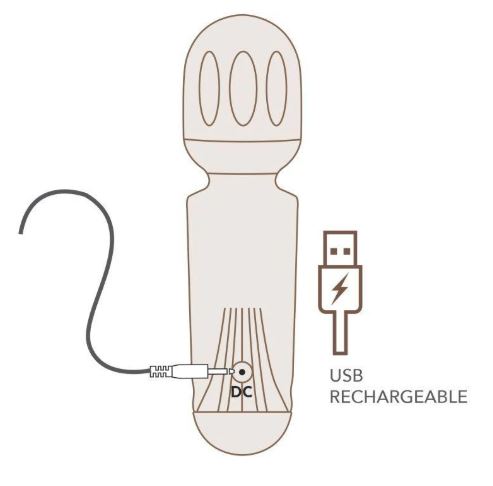 AZALEA RED RECHARGEABLE MINI WAND