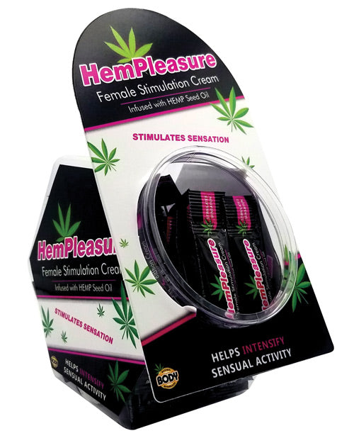 HEMPLEASURE FOR WOMEN SAMPLE PACKET 50 PC FISHBOWL DISPLAY