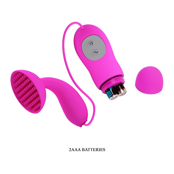 PRETTY LOVE BRADY CLITORAL VIBRATOR SILICONE FUCHSIA