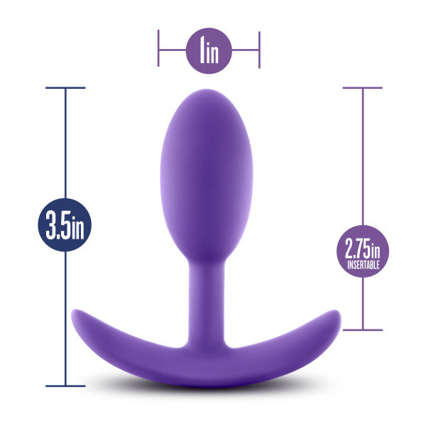 LUXE WEARABLE VIBRA SLIM PLUG SMALL PURPLE