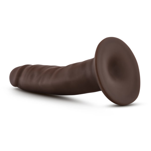 DR SKIN 5.5 COCK W/ SUCTION CUP CHOCOLATE "