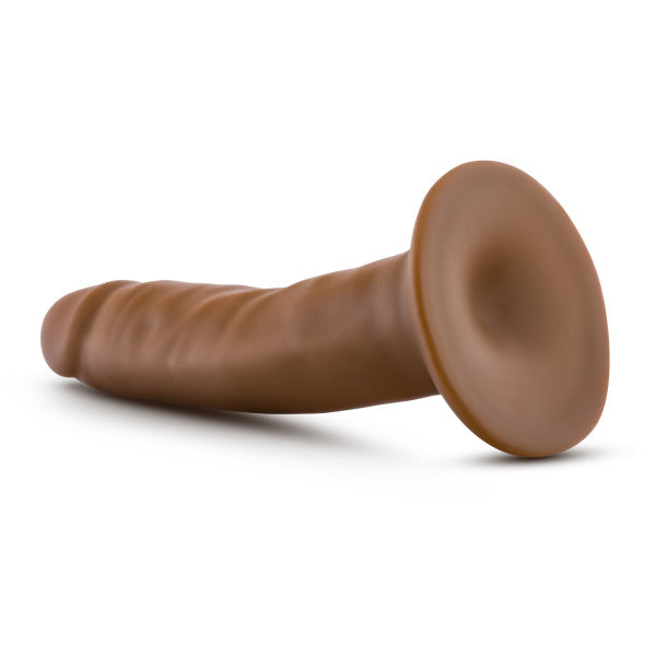 DR SKIN 5.5 COCK W/ SUCTION CUP MOCHA "