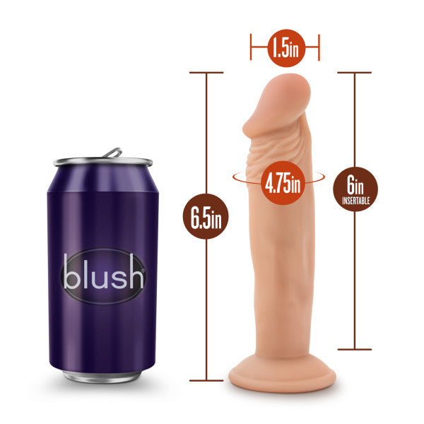 DR SKIN DR SMALL 6IN DILDO VANILLA