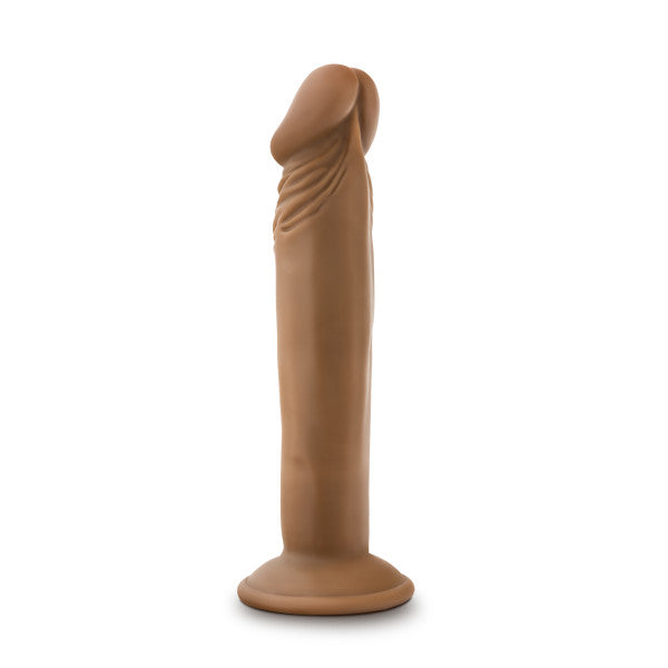 DR SKIN DR SMALL 6IN DILDO MOCHA