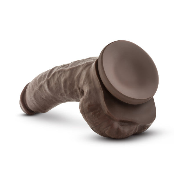 DR SKIN MR MAYOR 9 DILDO W/ SUCTION CUP CHOCOLATE "