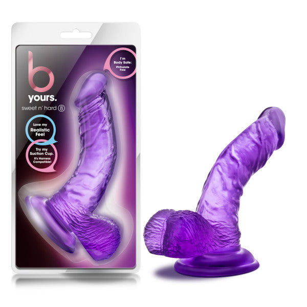 B YOURS SWEET N HARD 8 PURPLE DONG