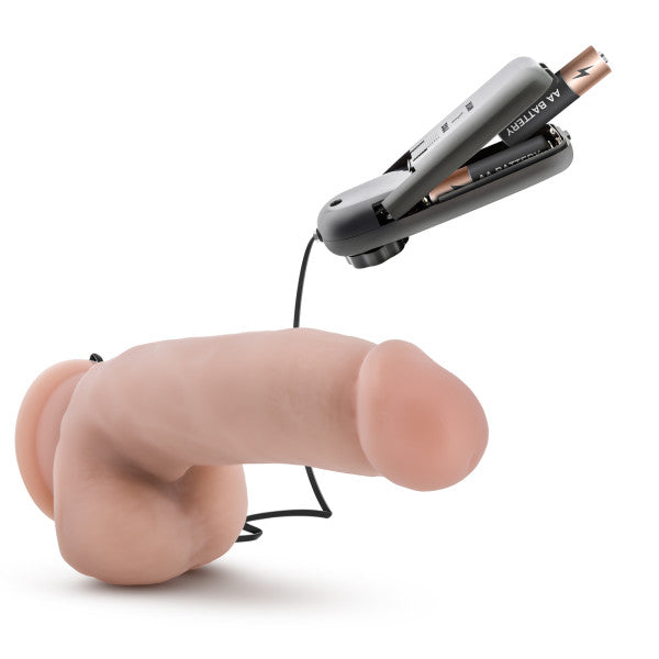 COVERBOY THE QUARTERBACK VIBRATING 7 REALISTIC COCK VANILLA"