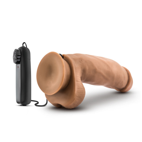 COVERBOY MMA FIGHTER VIBRATING 7 REALISTIC COCK MOCHA "