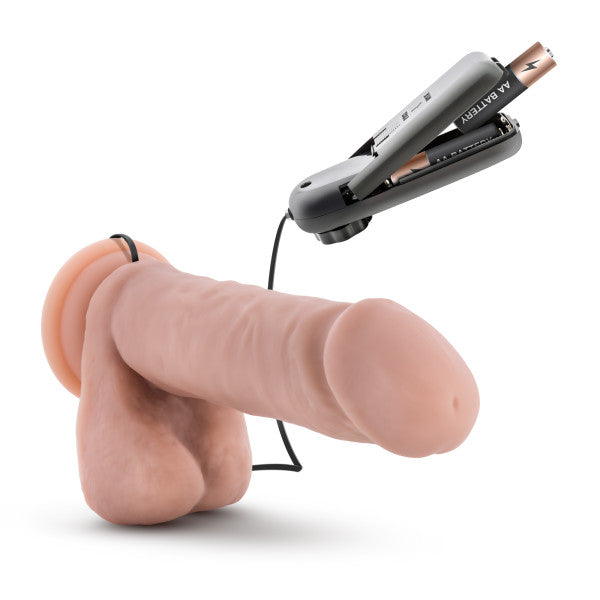 COVERBOY GOALIE VIBRATING 8 REALISTIC DILDO VANILLA "