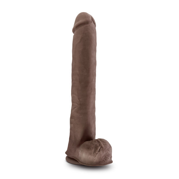 AU NATUREL DADDY 14IN DUAL DENSITY CHOCOLATE
