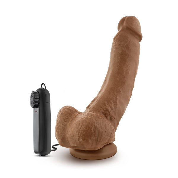 COVERBOY THE BOXER VIBRATING 9 REALISTIC COCK MOCHA "