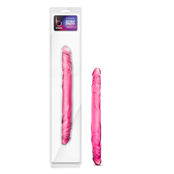B YOURS 14 DOUBLE DILDO PINK "