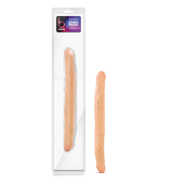 B YOURS 14 DOUBLE DILDO BEIGE "