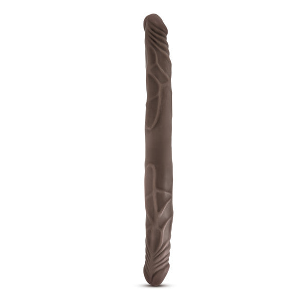 DR SKIN 14 DOUBLE DILDO CHOCOLATE "