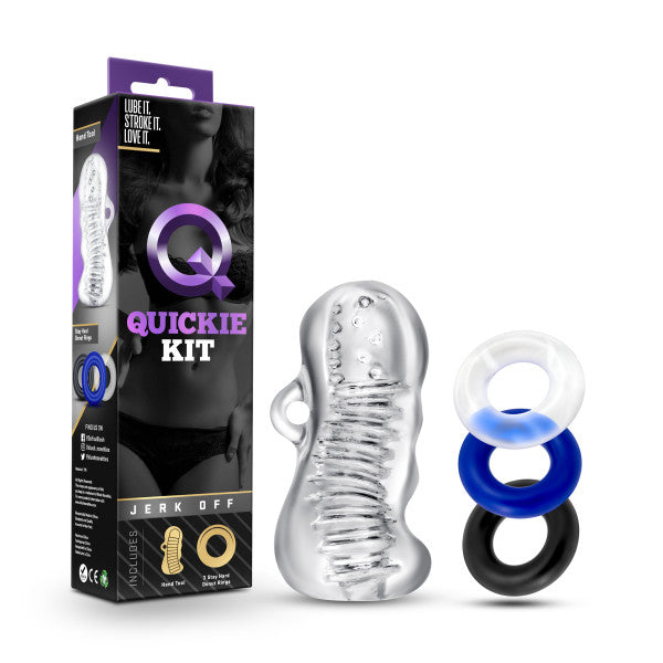 QUICKIE KIT JERK OFF CLEAR