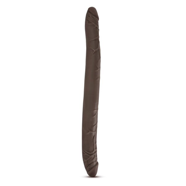 DR SKIN 16 DOUBLE DILDO CHOCOLATE "