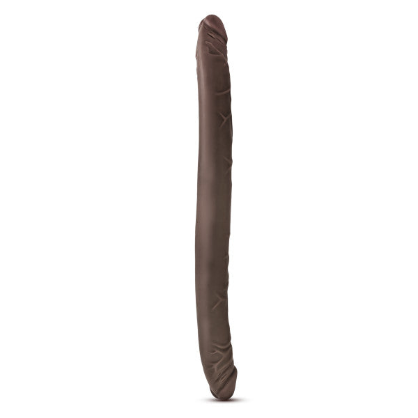 DR SKIN 16 DOUBLE DILDO CHOCOLATE "