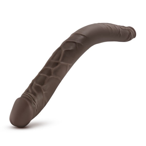 DR SKIN 16 DOUBLE DILDO CHOCOLATE "