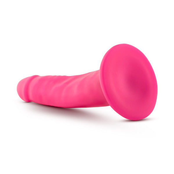 NEO 5.5 DUAL DENSITY COCK NEON PINK "