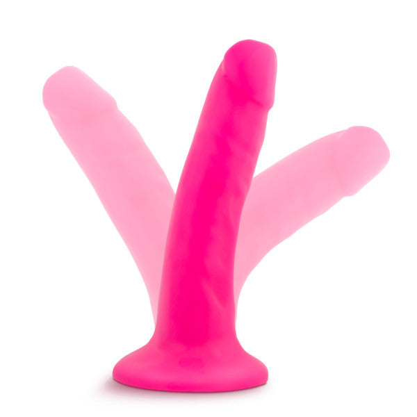 NEO 5.5 DUAL DENSITY COCK NEON PINK "
