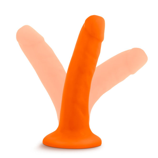 NEO 5.5 DUAL DENSITY COCK NEON ORANGE "