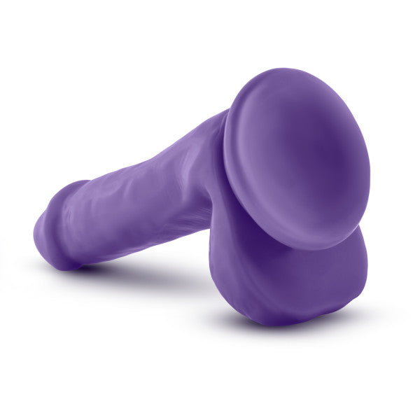 AU NATUREL BOLD DELIGHT 6 IN DILDO PURPLE