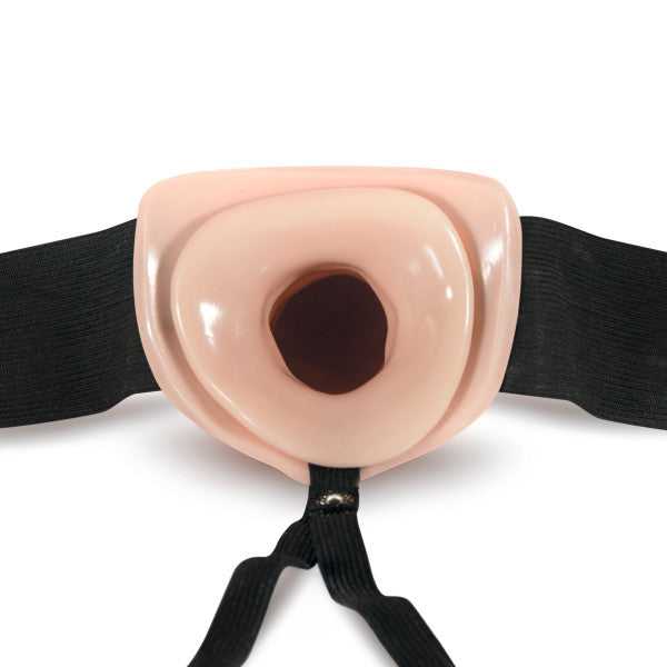 DR SKIN 7IN HOLLOW STRAP ON VANILLA