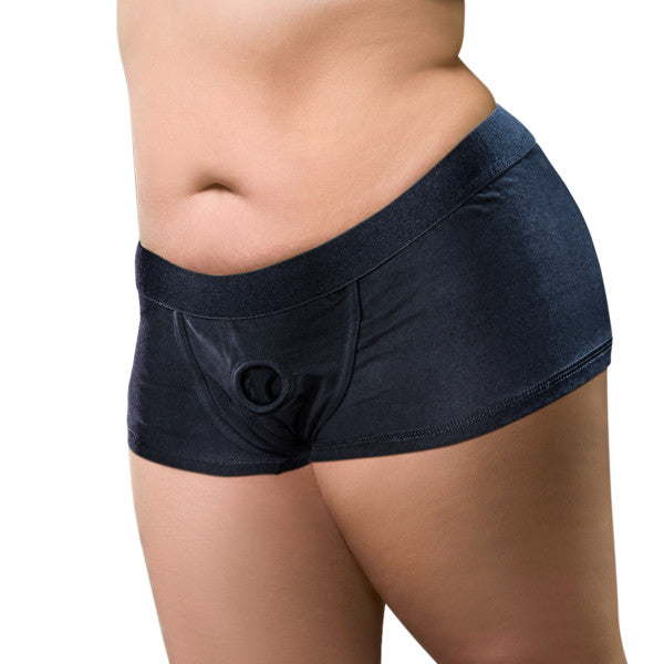 TEMPTASIA HARNESS BRIEFS 4XL BLACK