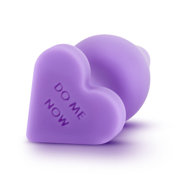 NAUGHTY CANDY HEART DO ME NOW PURPLE