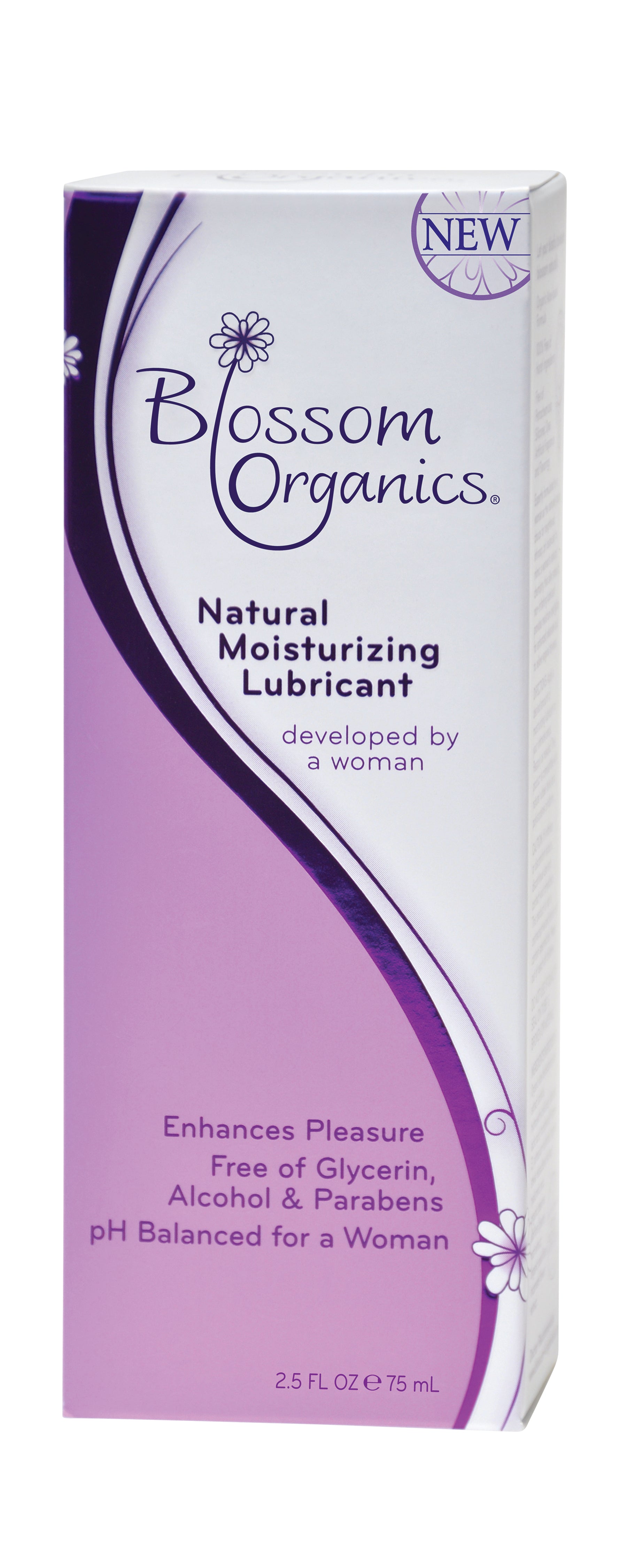 BLOSSOM ORGANICS NATURAL LUBE 2.5 OZ